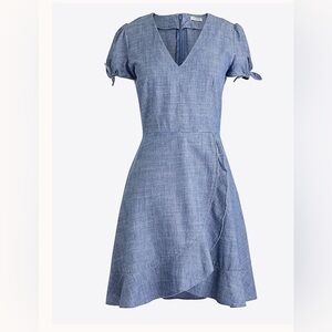 J. Crew Blue Midi Dress